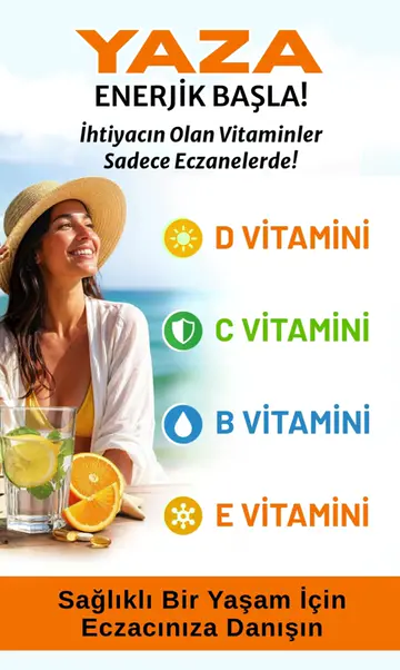 Yaza enerjik başlayın: vitaminler