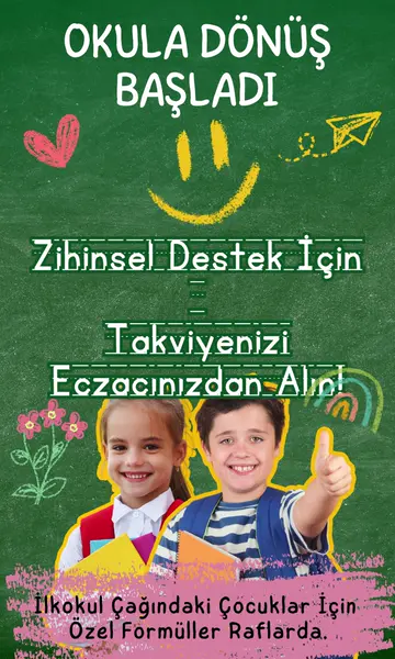 Okula dönüş takviyeleri